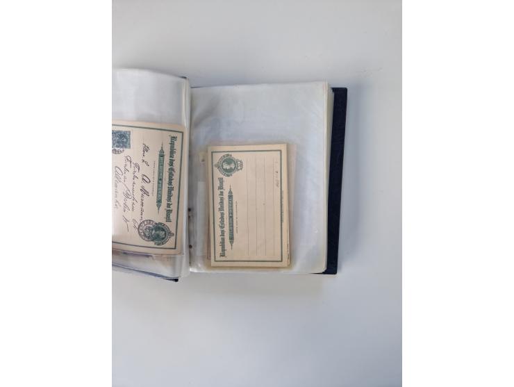 1843/2007 (ca.), umfangreiche postfrische, ungebrauchte und gebrauchte Sammlung in 32 Alben mit Briefen, inkl. amtlichen, Geb