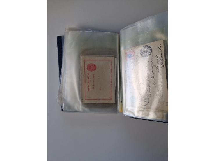 1843/2007 (ca.), umfangreiche postfrische, ungebrauchte und gebrauchte Sammlung in 32 Alben mit Briefen, inkl. amtlichen, Geb