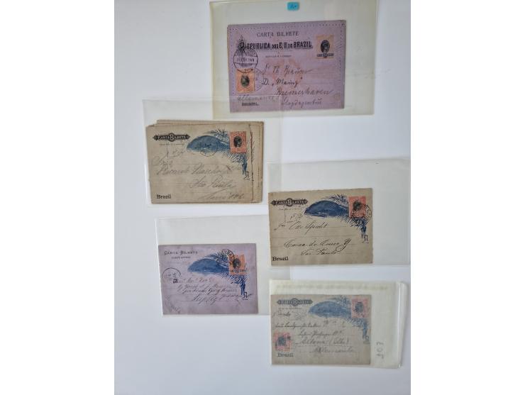 1843/2007 (ca.), umfangreiche postfrische, ungebrauchte und gebrauchte Sammlung in 32 Alben mit Briefen, inkl. amtlichen, Geb