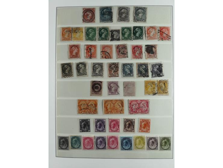 1851/1950, unused and used collection with more than 40 cards and covers, starting with Canada, Newfoundland with better item