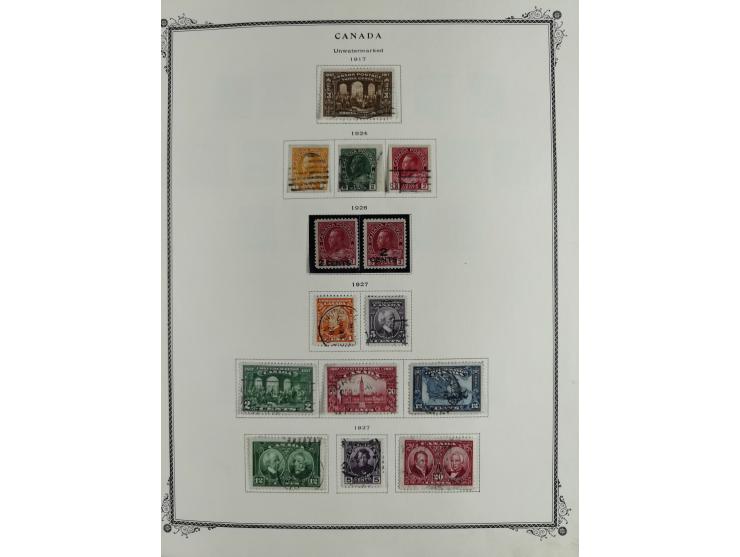 1851/1950, unused and used collection with more than 40 cards and covers, starting with Canada, Newfoundland with better item