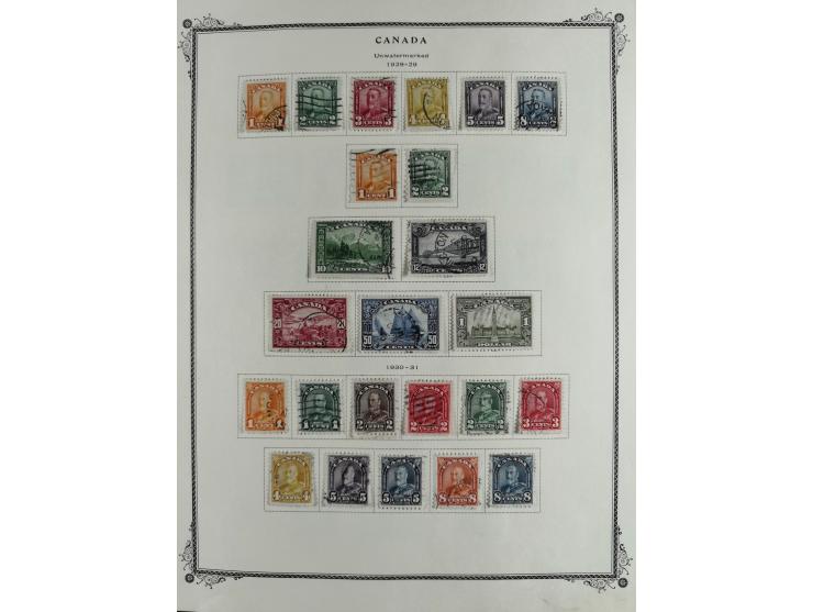 1851/1950, unused and used collection with more than 40 cards and covers, starting with Canada, Newfoundland with better item