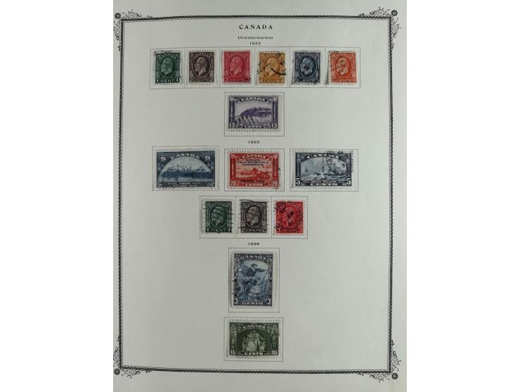 1851/1950, unused and used collection with more than 40 cards and covers, starting with Canada, Newfoundland with better item