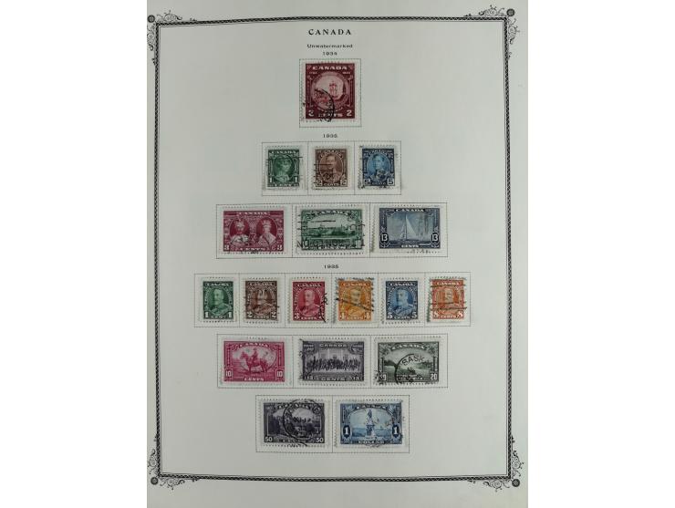 1851/1950, unused and used collection with more than 40 cards and covers, starting with Canada, Newfoundland with better item