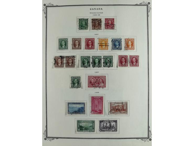 1851/1950, unused and used collection with more than 40 cards and covers, starting with Canada, Newfoundland with better item