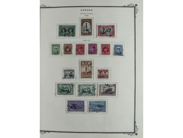 1851/1950, unused and used collection with more than 40 cards and covers, starting with Canada, Newfoundland with better item