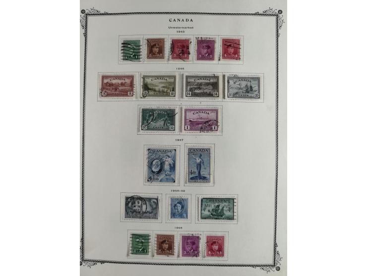 1851/1950, unused and used collection with more than 40 cards and covers, starting with Canada, Newfoundland with better item