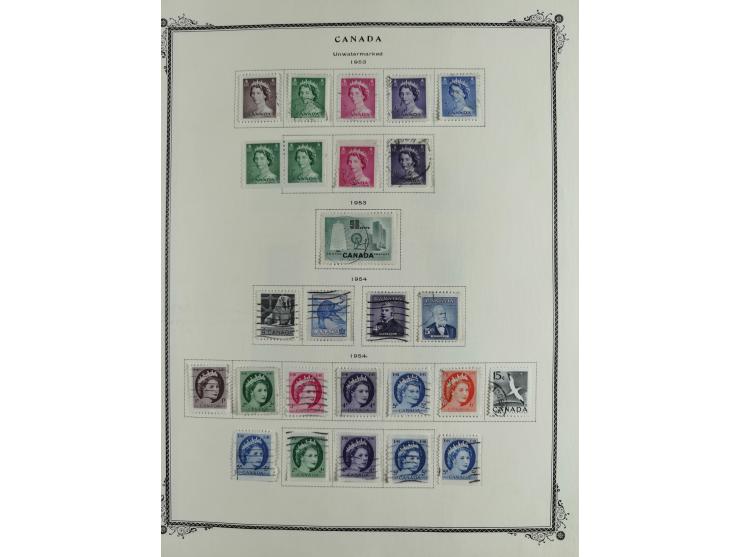 1851/1950, unused and used collection with more than 40 cards and covers, starting with Canada, Newfoundland with better item