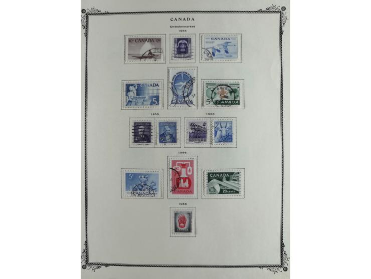 1851/1950, unused and used collection with more than 40 cards and covers, starting with Canada, Newfoundland with better item