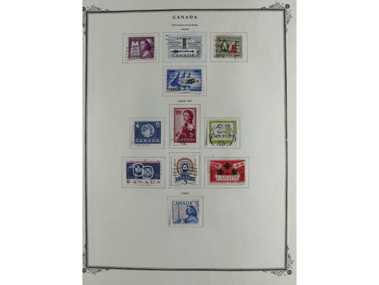 1851/1950, unused and used collection with more than 40 cards and covers, starting with Canada, Newfoundland with better item