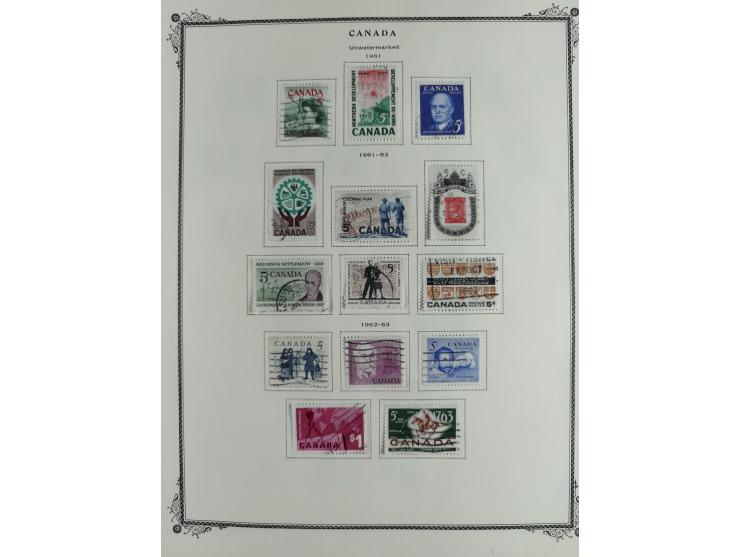 1851/1950, unused and used collection with more than 40 cards and covers, starting with Canada, Newfoundland with better item