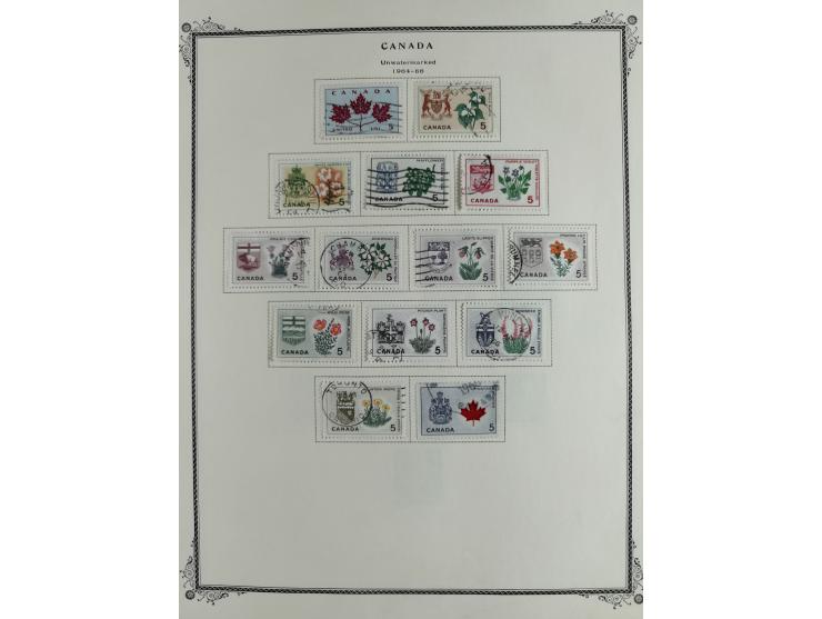 1851/1950, unused and used collection with more than 40 cards and covers, starting with Canada, Newfoundland with better item