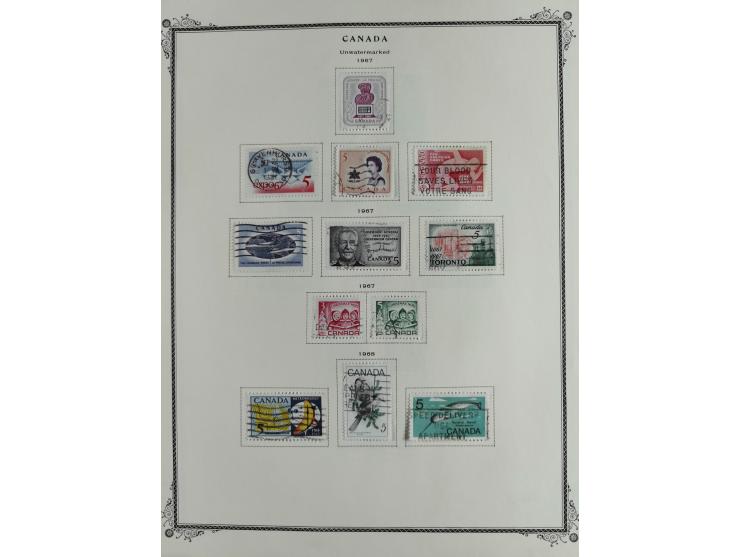 1851/1950, unused and used collection with more than 40 cards and covers, starting with Canada, Newfoundland with better item