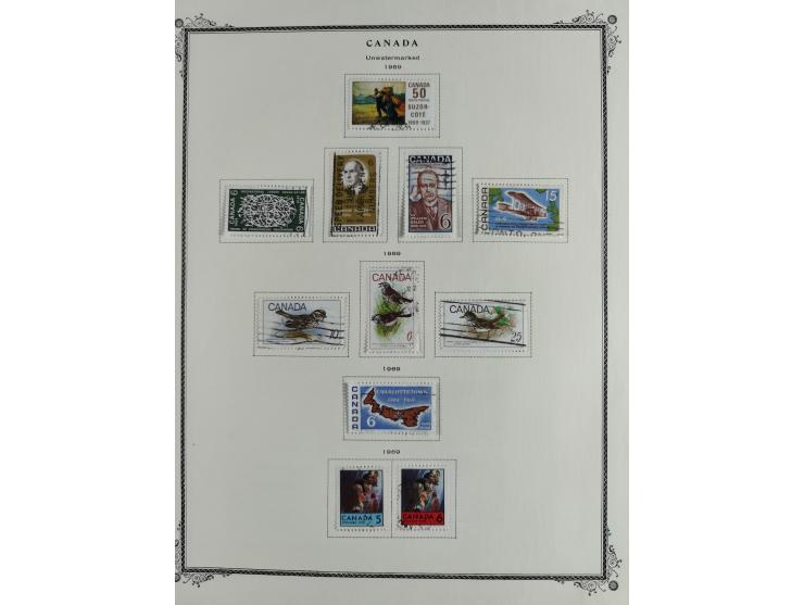 1851/1950, unused and used collection with more than 40 cards and covers, starting with Canada, Newfoundland with better item