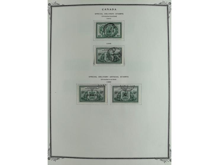 1851/1950, unused and used collection with more than 40 cards and covers, starting with Canada, Newfoundland with better item