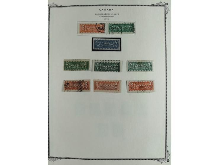 1851/1950, unused and used collection with more than 40 cards and covers, starting with Canada, Newfoundland with better item