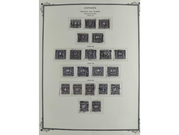 1851/1950, unused and used collection with more than 40 cards and covers, starting with Canada, Newfoundland with better item