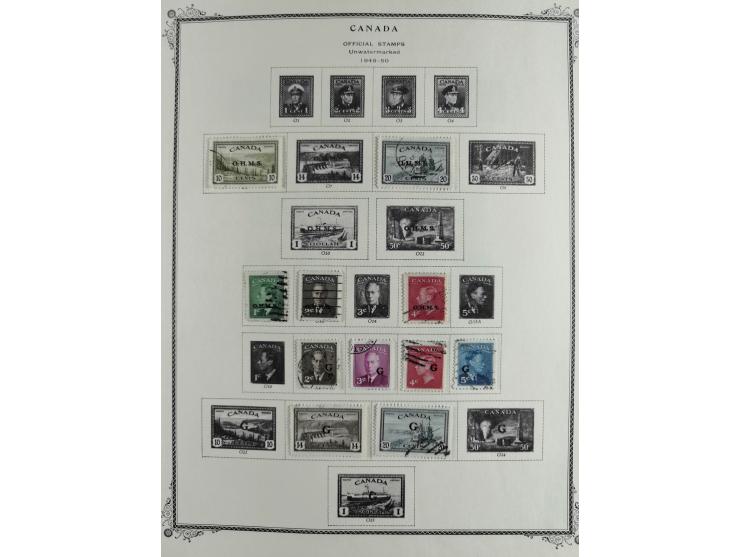 1851/1950, unused and used collection with more than 40 cards and covers, starting with Canada, Newfoundland with better item