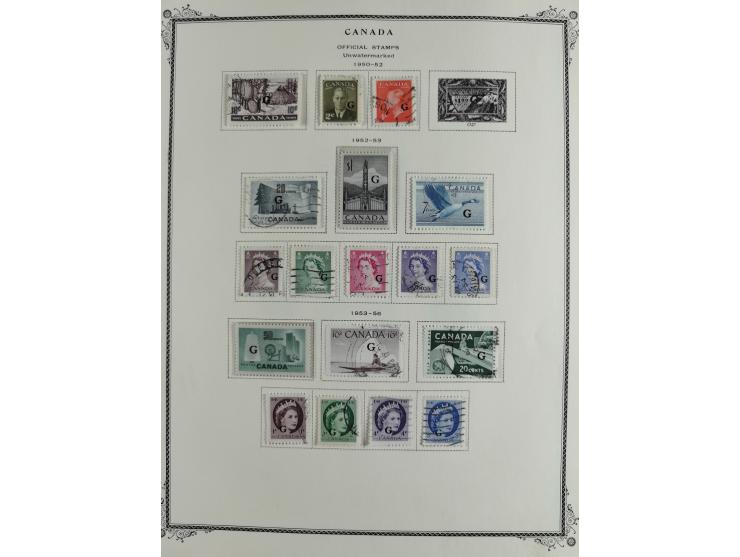 1851/1950, unused and used collection with more than 40 cards and covers, starting with Canada, Newfoundland with better item