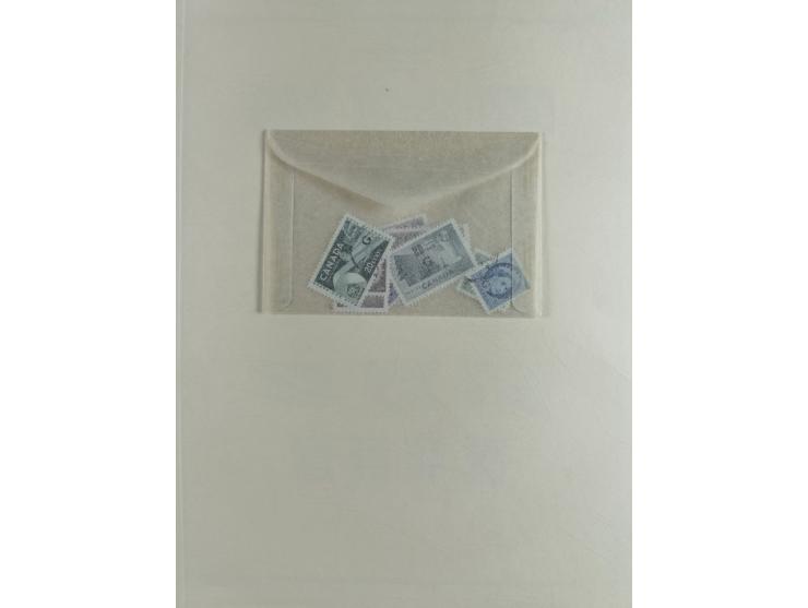 1851/1950, unused and used collection with more than 40 cards and covers, starting with Canada, Newfoundland with better item