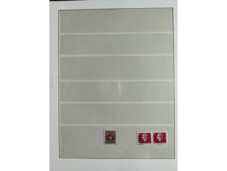 1851/1950, unused and used collection with more than 40 cards and covers, starting with Canada, Newfoundland with better item