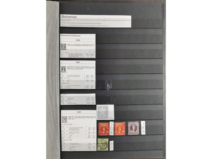 1860/1900 (ca.), Antigua to Grenada, substantial unused and used collection neatly housed in one stockbook, incl. officials a