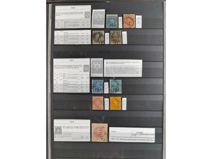 1860/1900 (ca.), Antigua to Grenada, substantial unused and used collection neatly housed in one stockbook, incl. officials a