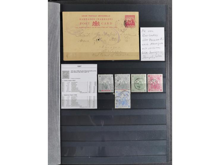 1860/1900 (ca.), Antigua to Grenada, substantial unused and used collection neatly housed in one stockbook, incl. officials a