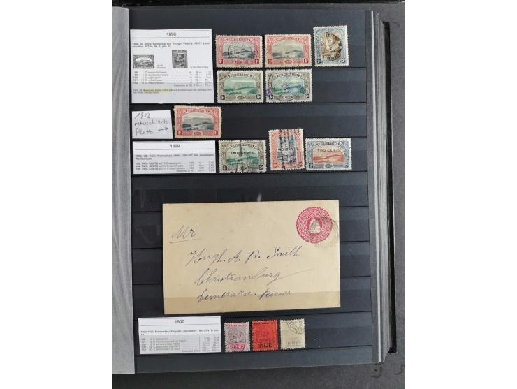 1860/1900 (ca.), Antigua to Grenada, substantial unused and used collection neatly housed in one stockbook, incl. officials a