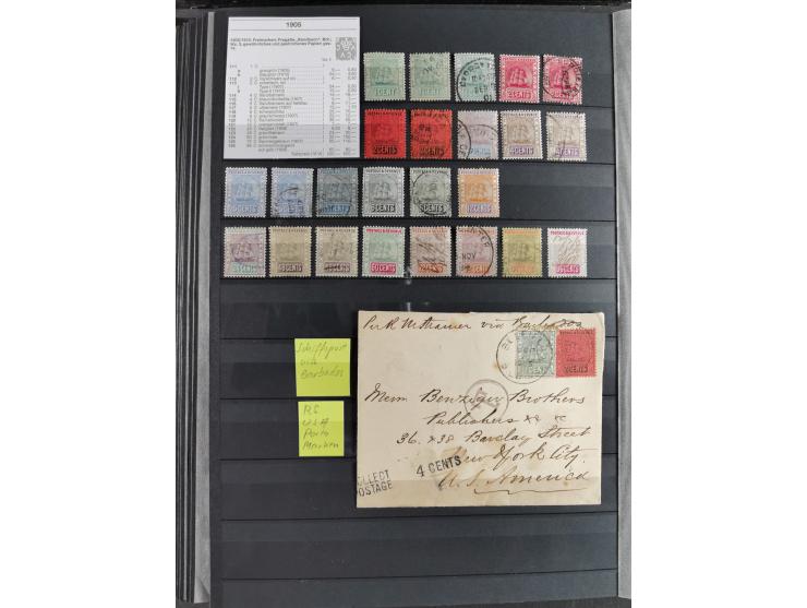 1860/1900 (ca.), Antigua to Grenada, substantial unused and used collection neatly housed in one stockbook, incl. officials a