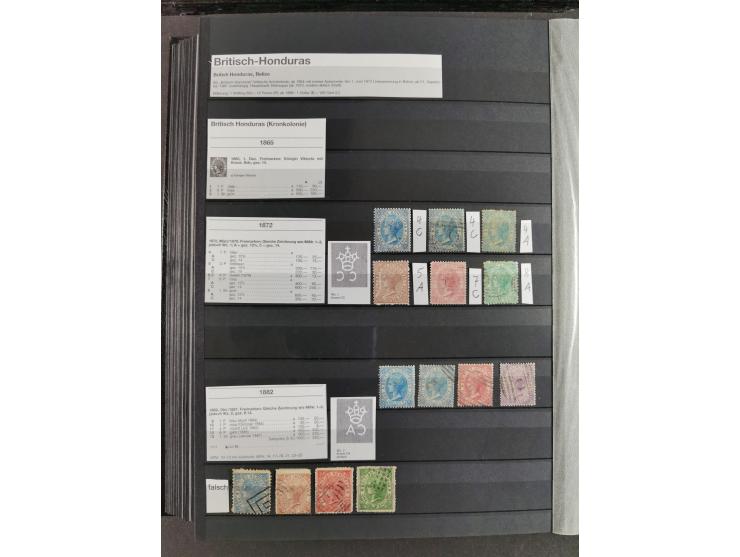 1860/1900 (ca.), Antigua to Grenada, substantial unused and used collection neatly housed in one stockbook, incl. officials a