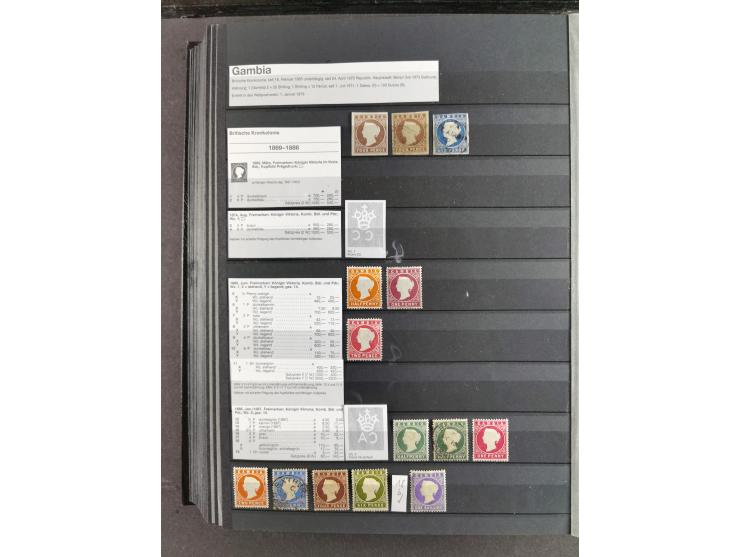 1860/1900 (ca.), Antigua to Grenada, substantial unused and used collection neatly housed in one stockbook, incl. officials a