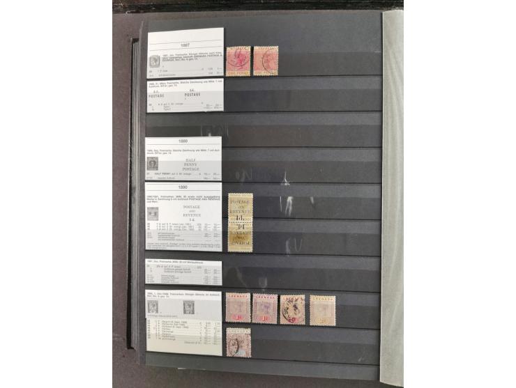 1860/1900 (ca.), Antigua to Grenada, substantial unused and used collection neatly housed in one stockbook, incl. officials a