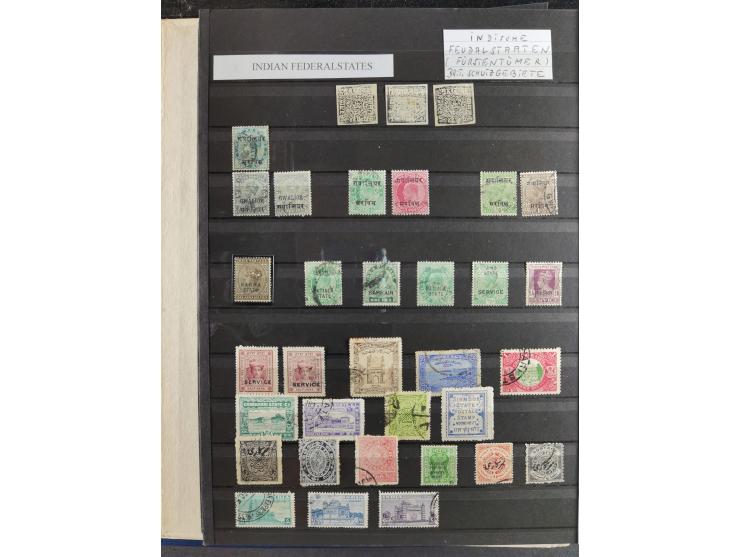 Aden-Zanzibar, unused and used accumulation, with India incl. few states, mostly small value issues, mixed condition