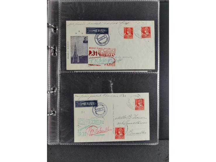 1933/45, interesting collection with 55 entire items, including 29 rocket mail covers and cards German Reich (8 x autograph G