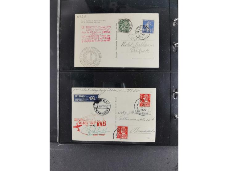 1933/45, interesting collection with 55 entire items, including 29 rocket mail covers and cards German Reich (8 x autograph G