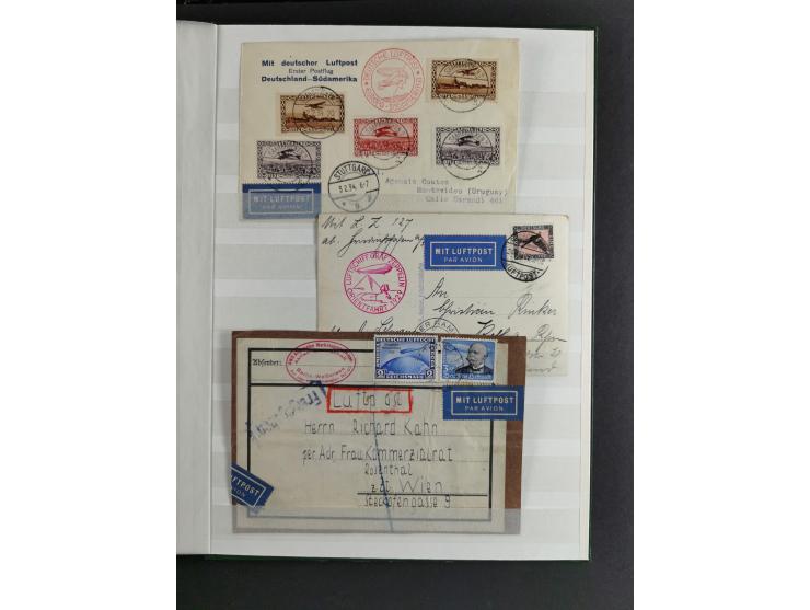 1912/53, very interesting group of over 320 entire items, including many ILA, yellow and green dog, Bavarian air-mail, E.EL.P