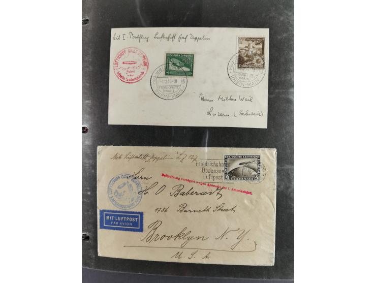 1912/53, very interesting group of over 320 entire items, including many ILA, yellow and green dog, Bavarian air-mail, E.EL.P