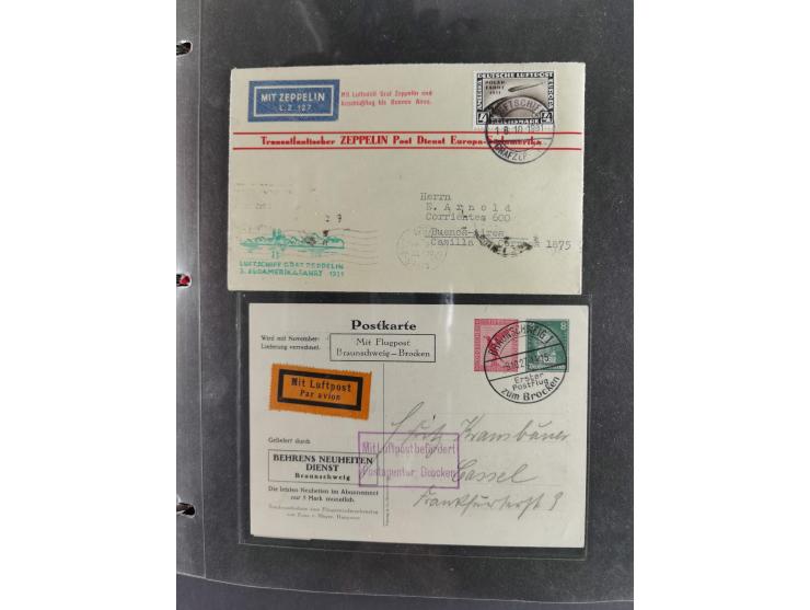 1912/53, very interesting group of over 320 entire items, including many ILA, yellow and green dog, Bavarian air-mail, E.EL.P