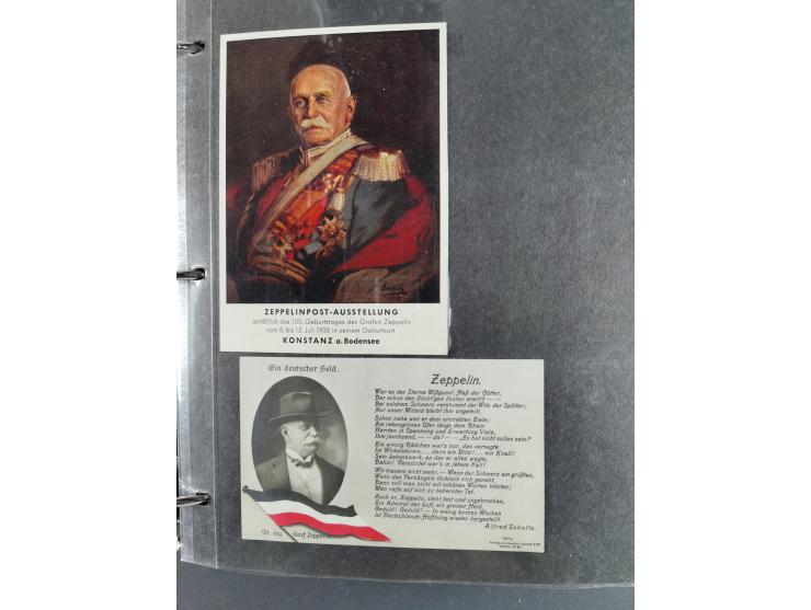 1912/53, very interesting group of over 320 entire items, including many ILA, yellow and green dog, Bavarian air-mail, E.EL.P