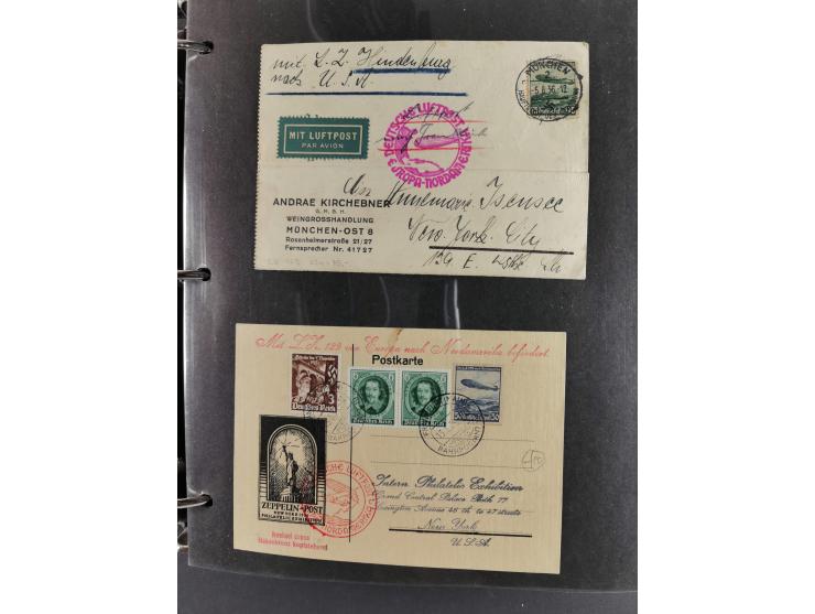 1912/53, very interesting group of over 320 entire items, including many ILA, yellow and green dog, Bavarian air-mail, E.EL.P