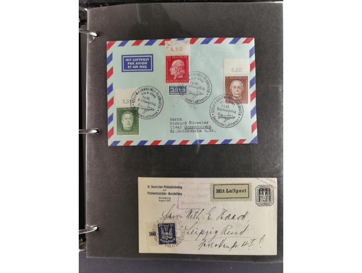 1912/53, very interesting group of over 320 entire items, including many ILA, yellow and green dog, Bavarian air-mail, E.EL.P