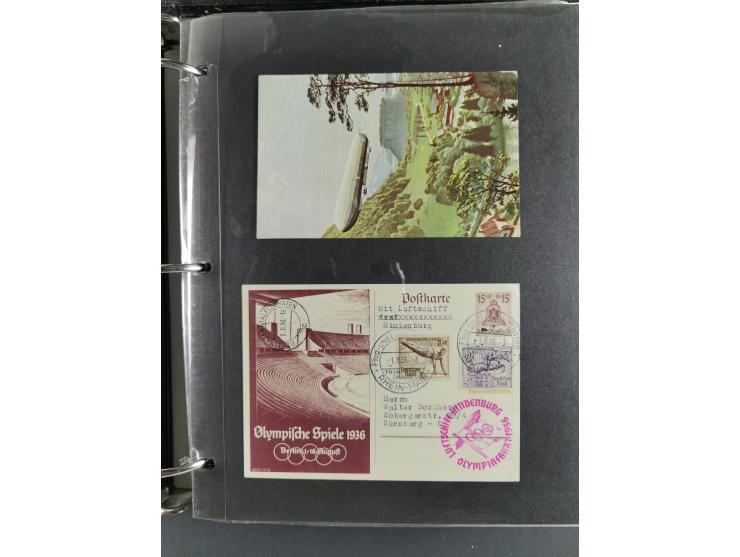 1912/53, very interesting group of over 320 entire items, including many ILA, yellow and green dog, Bavarian air-mail, E.EL.P