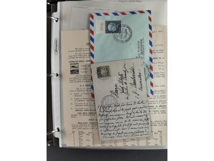 1912/53, very interesting group of over 320 entire items, including many ILA, yellow and green dog, Bavarian air-mail, E.EL.P