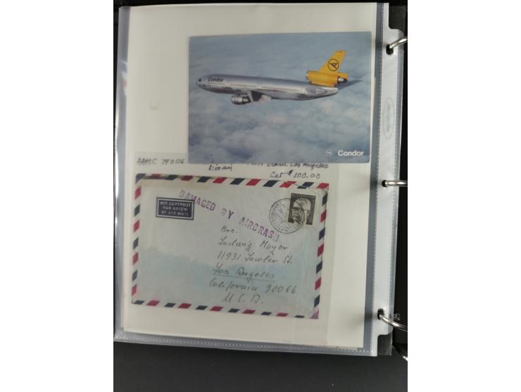 1912/53, very interesting group of over 320 entire items, including many ILA, yellow and green dog, Bavarian air-mail, E.EL.P