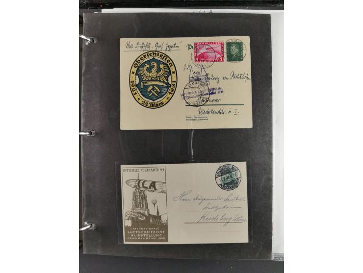 1912/53, very interesting group of over 320 entire items, including many ILA, yellow and green dog, Bavarian air-mail, E.EL.P