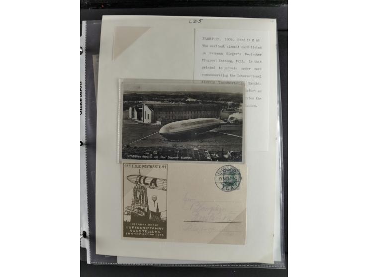 1912/53, very interesting group of over 320 entire items, including many ILA, yellow and green dog, Bavarian air-mail, E.EL.P