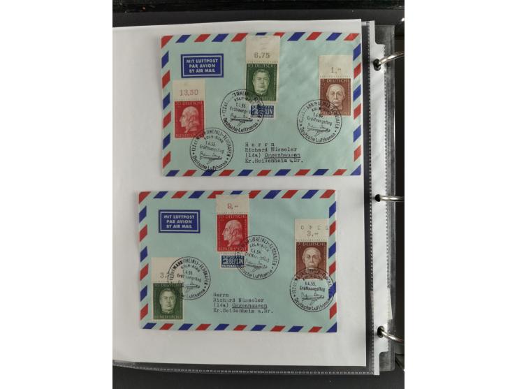 1912/53, very interesting group of over 320 entire items, including many ILA, yellow and green dog, Bavarian air-mail, E.EL.P