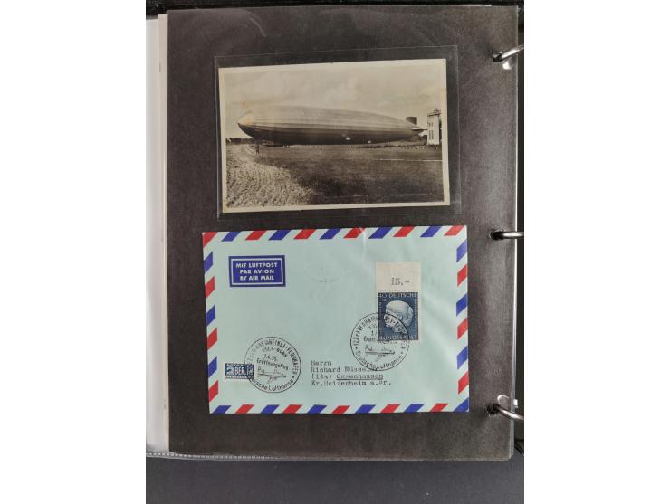 1912/53, very interesting group of over 320 entire items, including many ILA, yellow and green dog, Bavarian air-mail, E.EL.P