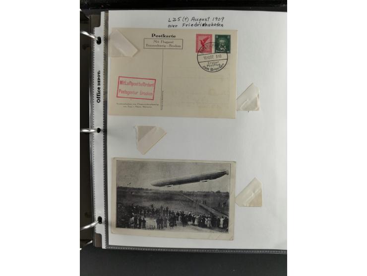 1912/53, very interesting group of over 320 entire items, including many ILA, yellow and green dog, Bavarian air-mail, E.EL.P